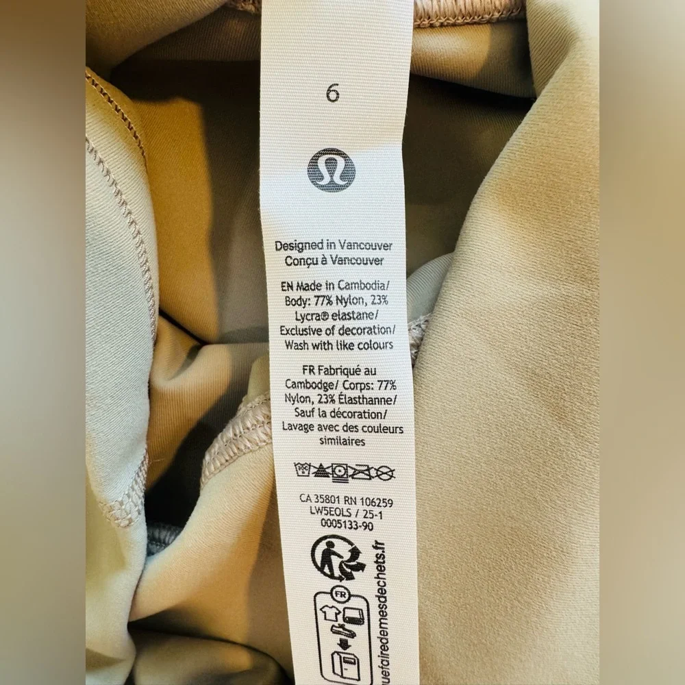lululemon athletica High-Rise Leggings - Sheer Oak
